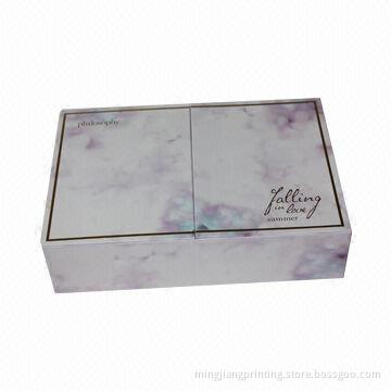 Elegant Cosmetic Box with Tray for Set Promotion